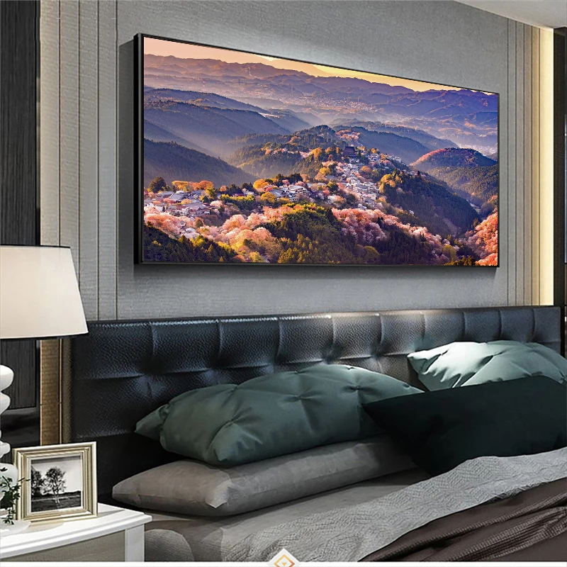 Kit Di Pittura Di Arte Del Diamante 5D Trapano Completo Città Di Montagna Diamante Ricamo Immagini Di Paesaggi Pittura Murale Decor Per Vivere A Casa