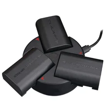 

LP-E6 three charge charger Applicable Canon EOS60D7D 6D70D 80D5D2 single-reverse camera battery