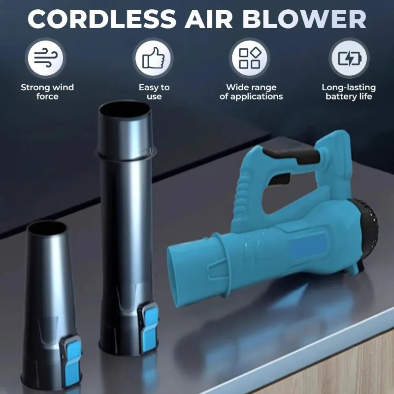 마키타 브러시리스 모터 무선 송풍기 휴대용 터보 에어 블로워 마키타 18V 배터리 호환 가능 휴대용 전동 공구