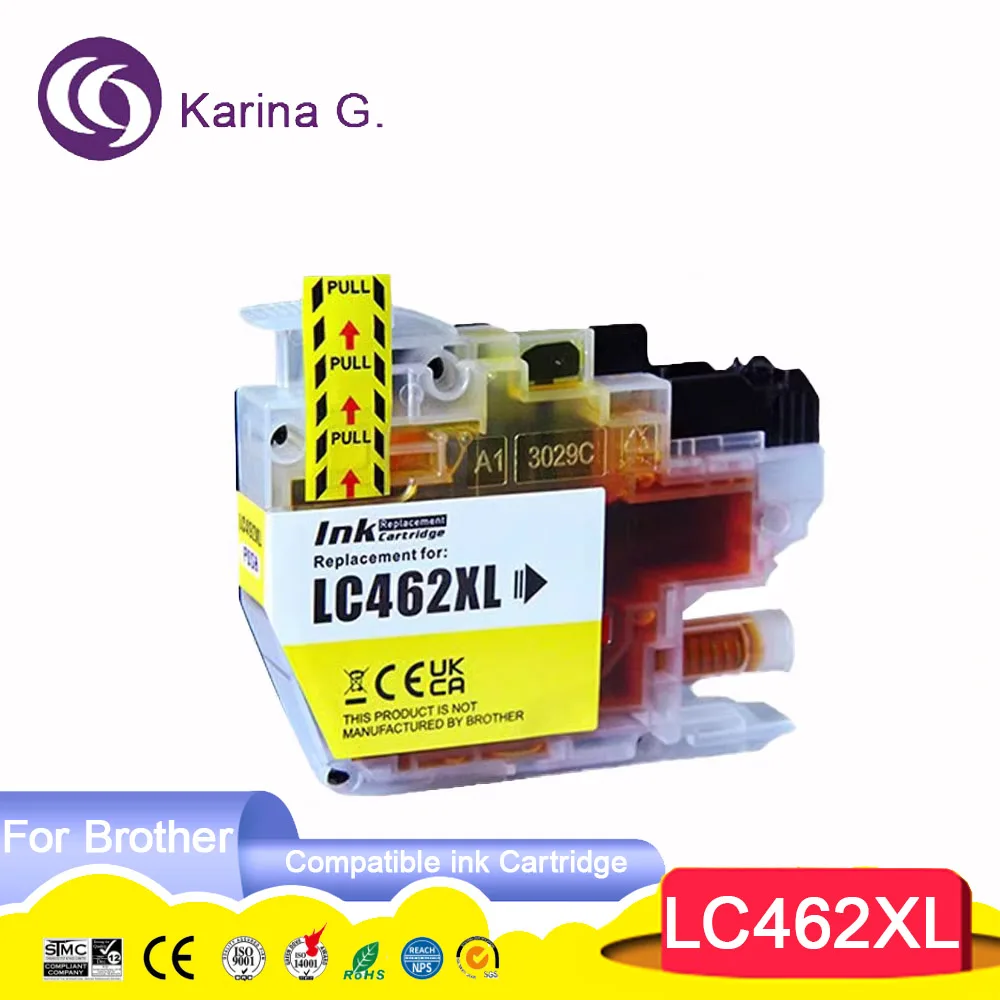 High Capacity LC462 LC462XL Premium Color Compatible Printer Ink Cartridge for
