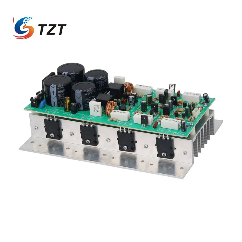 TZT 400W+400W 2채널 증폭기 보드 Toshiba용 트랜지스터가 포함된 Hifi 오디오 800W 파워 앰프 보드