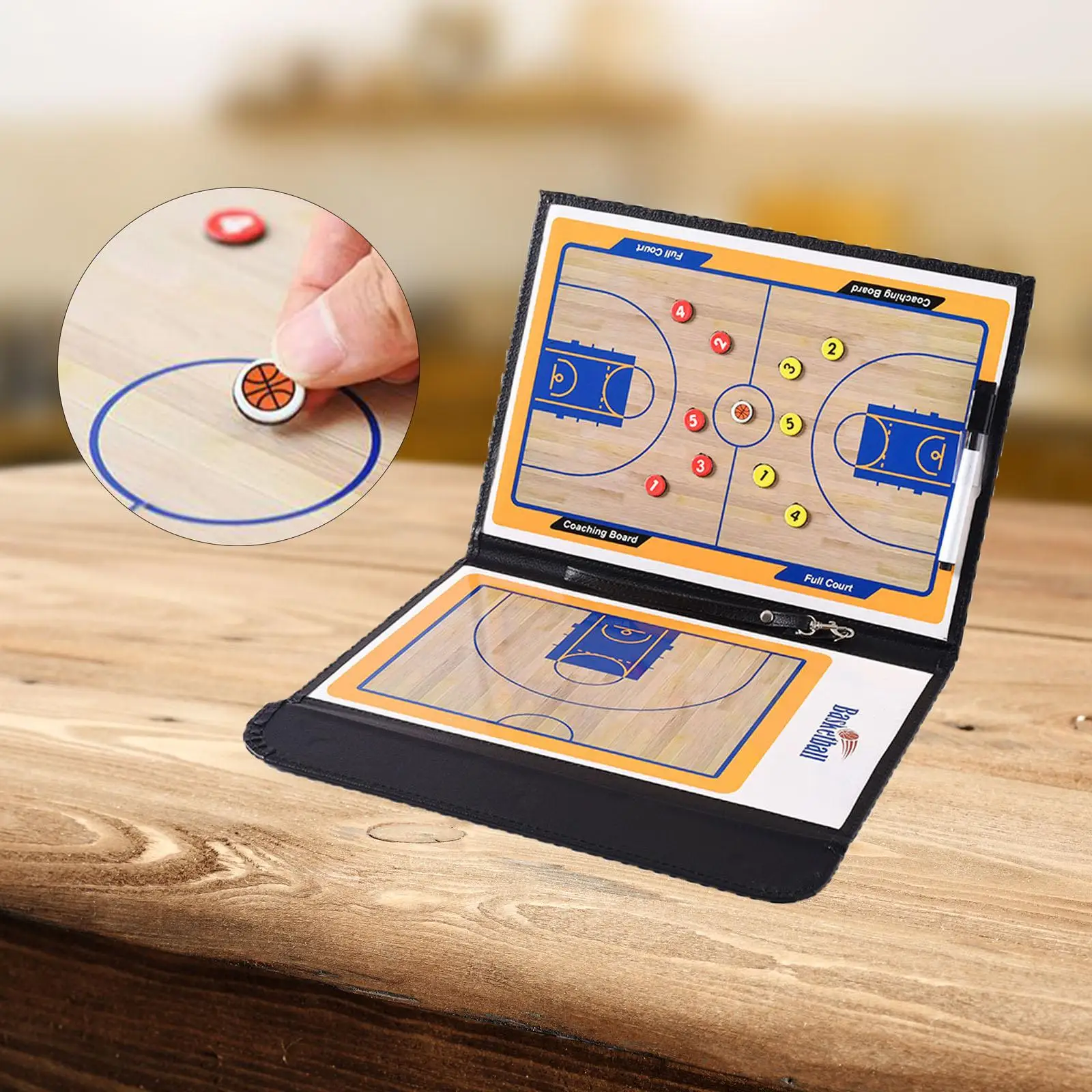 Basketball Portable Coaches Board with Erase for Training