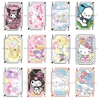 Sanrio Kuromi Playing Card Cute Cartoon Anime Cartoon Kawaii Print Playing Card Entertainment Card Toys for Boys and girls Gifts 2