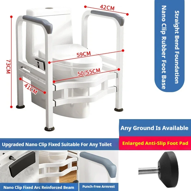 Safety Support Grab Bars Fixed Suction Cup Toilet Handle Grab Bars Shower Disabled Suporte Banheiro Bathroom Safety Accessories