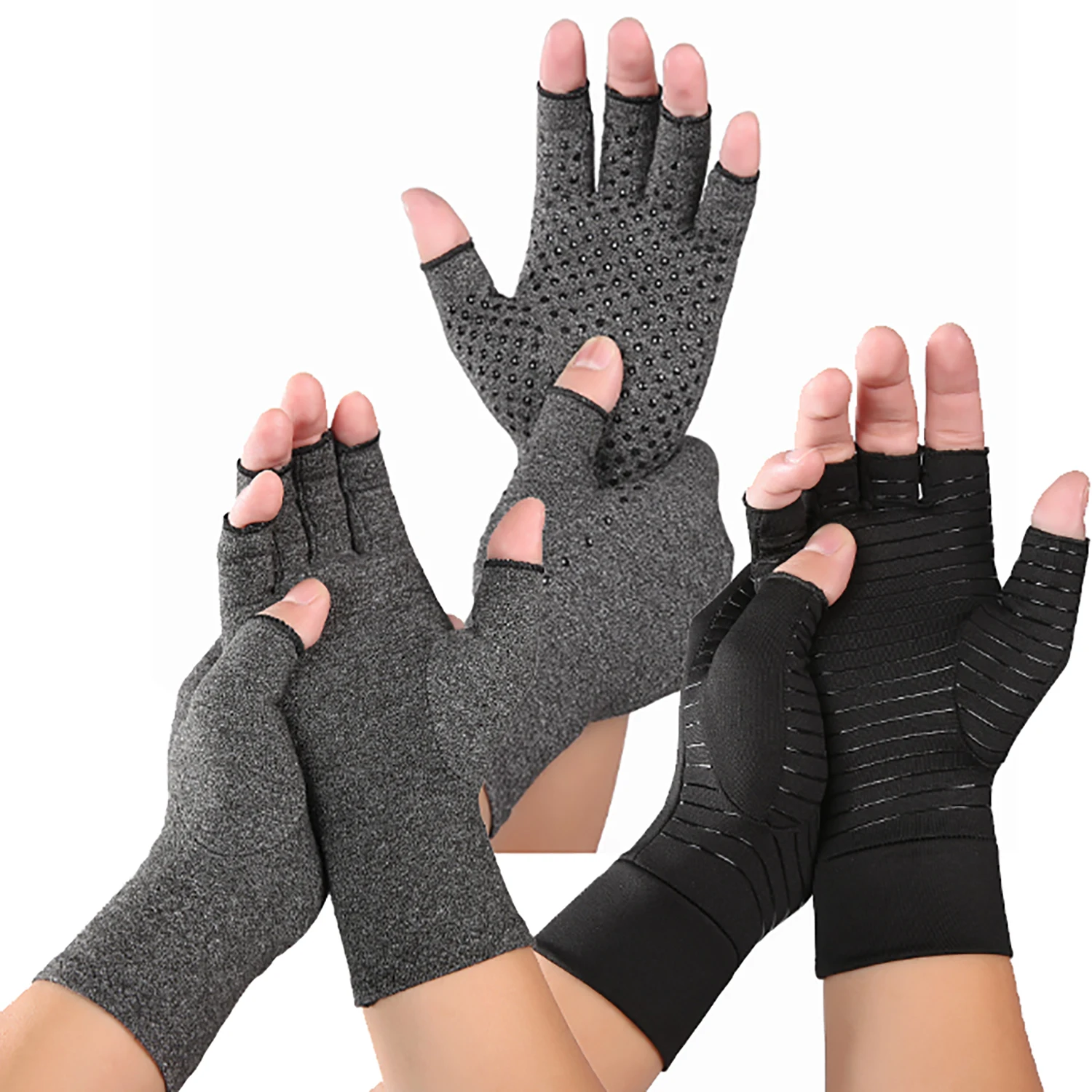 Compression Gloves Compression Arthritis Gloves Cotton Joint Pain Relief Wrist Support Hand Brace Women Men Therapy Wristband