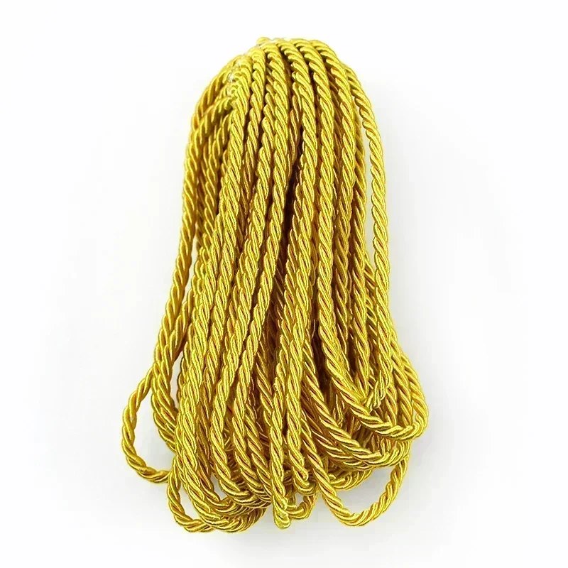 Premium 3mm Twisted Braided Cord for Gift Packaging and DIY Crafts