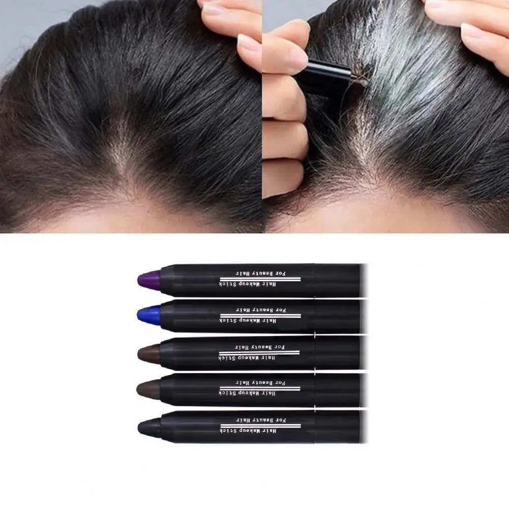 

3.5g Hair Dye Pen High Saturation Quick Dye Portable Safe Ingredient Hair Touch Up Chalk Makeup Accessories For Women
