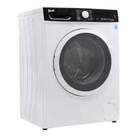 Front Load Washer Compact 2.2 cu. ft capacity Automatic Cycles Electronic Control LED Display White Stackable Freestanding 1