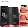 12pcs/set Lip Liner Pencil Matte Nude Contour Lipliner Lipstick Waterproof Long Lasting Lipstick Pen Lip Tint Cosmetics 4