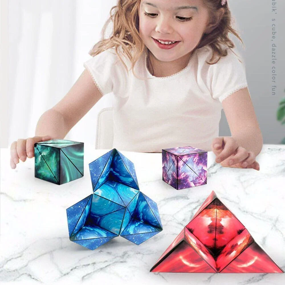 New 3d Magic Cube Shashibo Shape Shifting Box Anti Stress Hand Flip Puzzle  Toys Gift