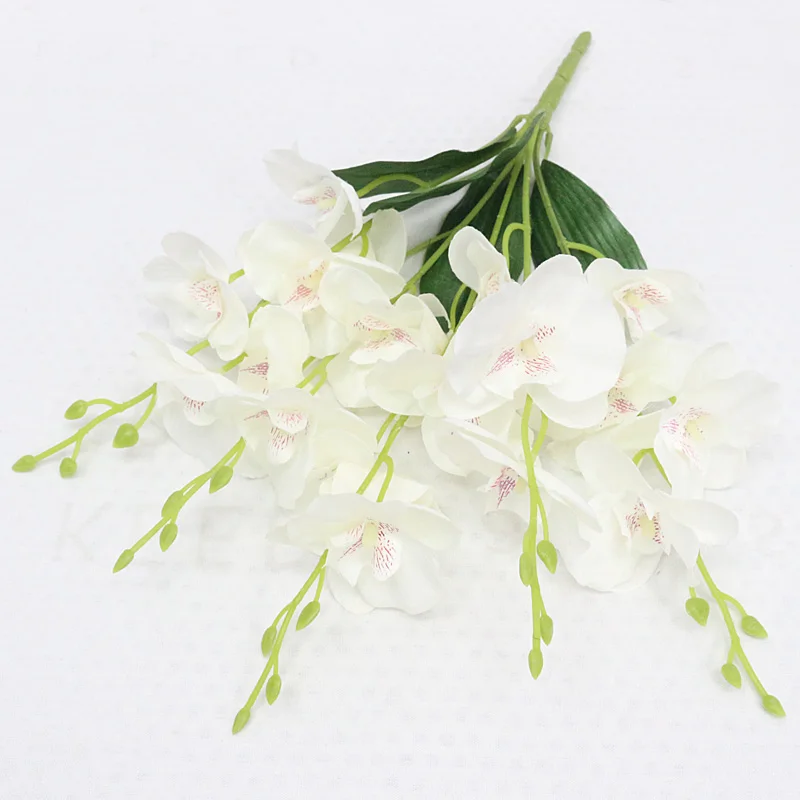 Elegant Silk Phalaenopsis Orchid Floral Arrangement - Perfect for Home Decor and Weddings