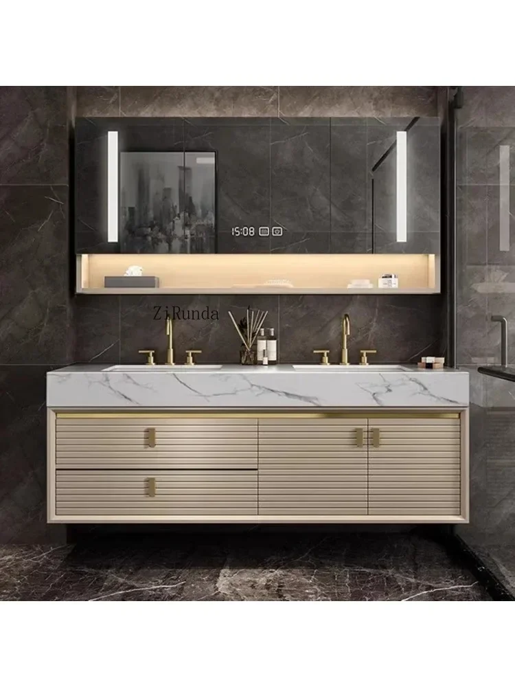 Cabinets Nordic Wall-mounted Design Smart Mirror Cabinets Fashion Furniture Arredo Bagno FYBC