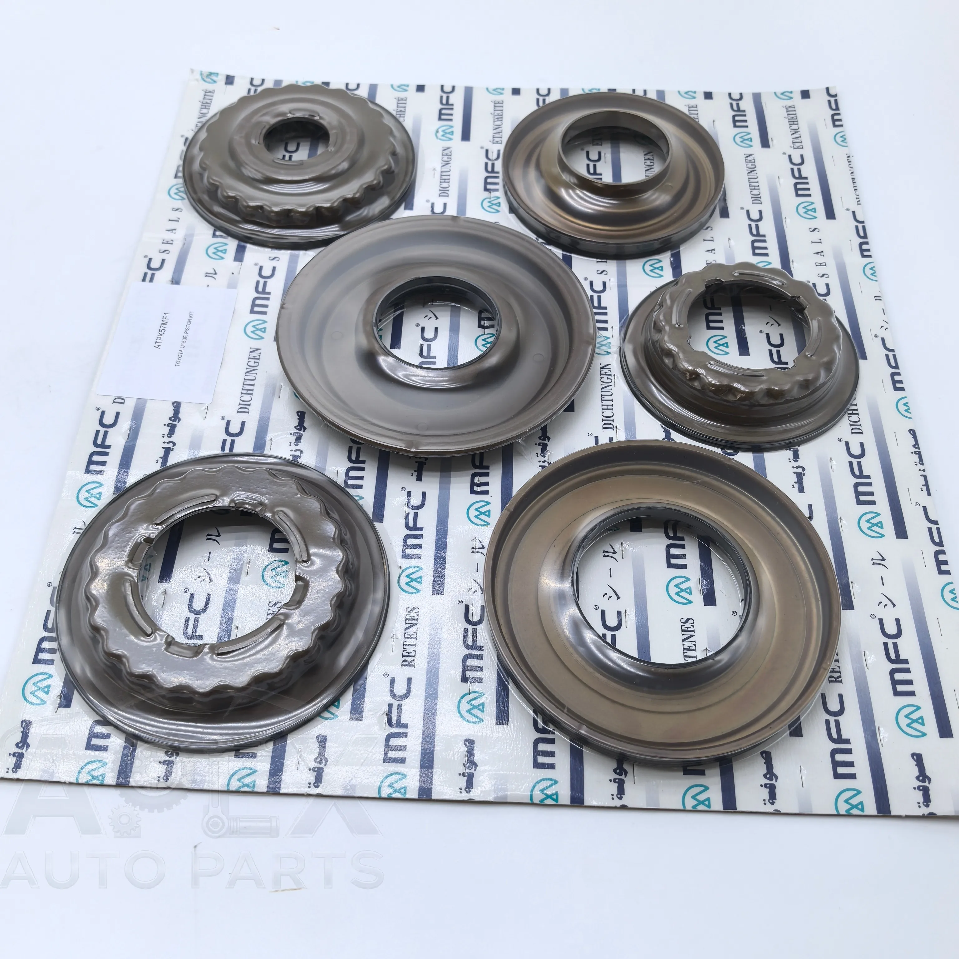 6PCS U150E U151E U151F 자동 변속기 피스톤 키트 (도요타 캠리, 하이랜더, RAV4, 렉서스 ES300, ES330, RX330 2002-2013년식)