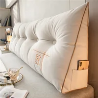 Headboard Pillow Cute Pillow Cojines Decorativos Triangular Cushion Floor Cushion Headrest Cushion Large Backrest 1