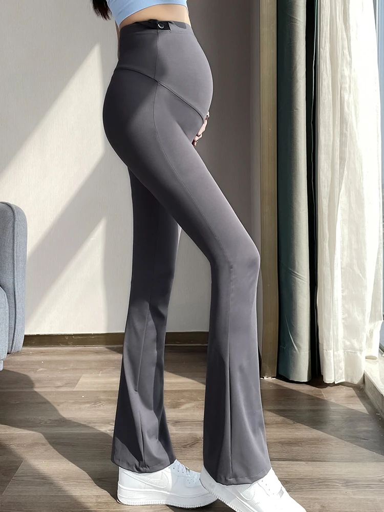 

Maternity Leggings for Pregnant Women Yoga Flared High-waisted Trousers Pregnancy Clothes
