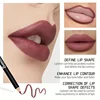 12 Color Matte Lipliner Pencil Long-Lasting Waterproof Plumping Stain Lipstick Natural Brown Lip Liner Professional Makeup 5