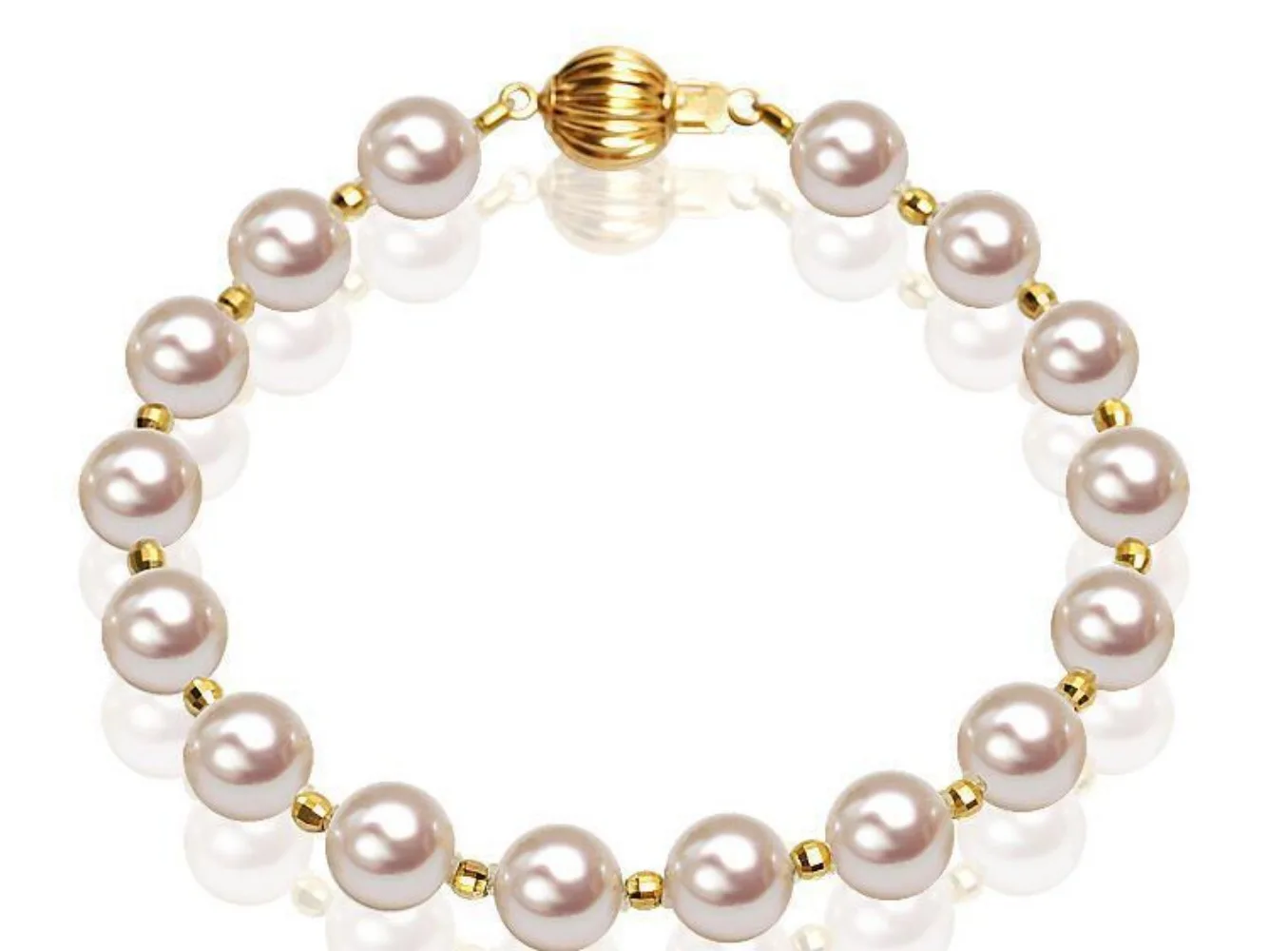 

7.5-8" 9-10mm south sea white pearl bracelet bangles charm bracelet women bracelet sterling silver 925