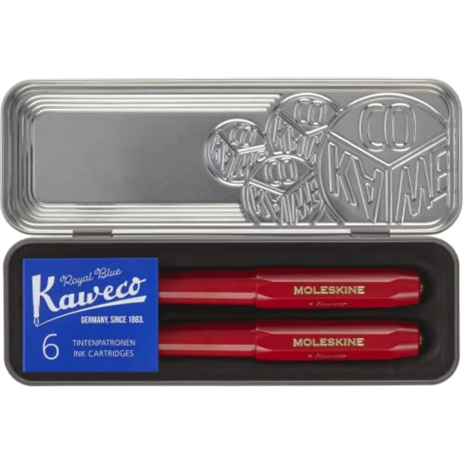 Kaweco Red Fountain Pen & Ballpen Set 1
