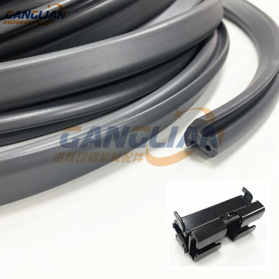 

1 Pc Heidelberg SM102 CD102 Profile Rubber Seal C4.021.026F Sealing Strip Offset Printing machinery 93.021.027 C4.021.026