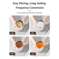 1PC Rechargeable Electric Automatic Stirring Magnetic Mug 380ml Stainless Steel Mixer Coffee Milk Mixing Cup Perfect For Home 5