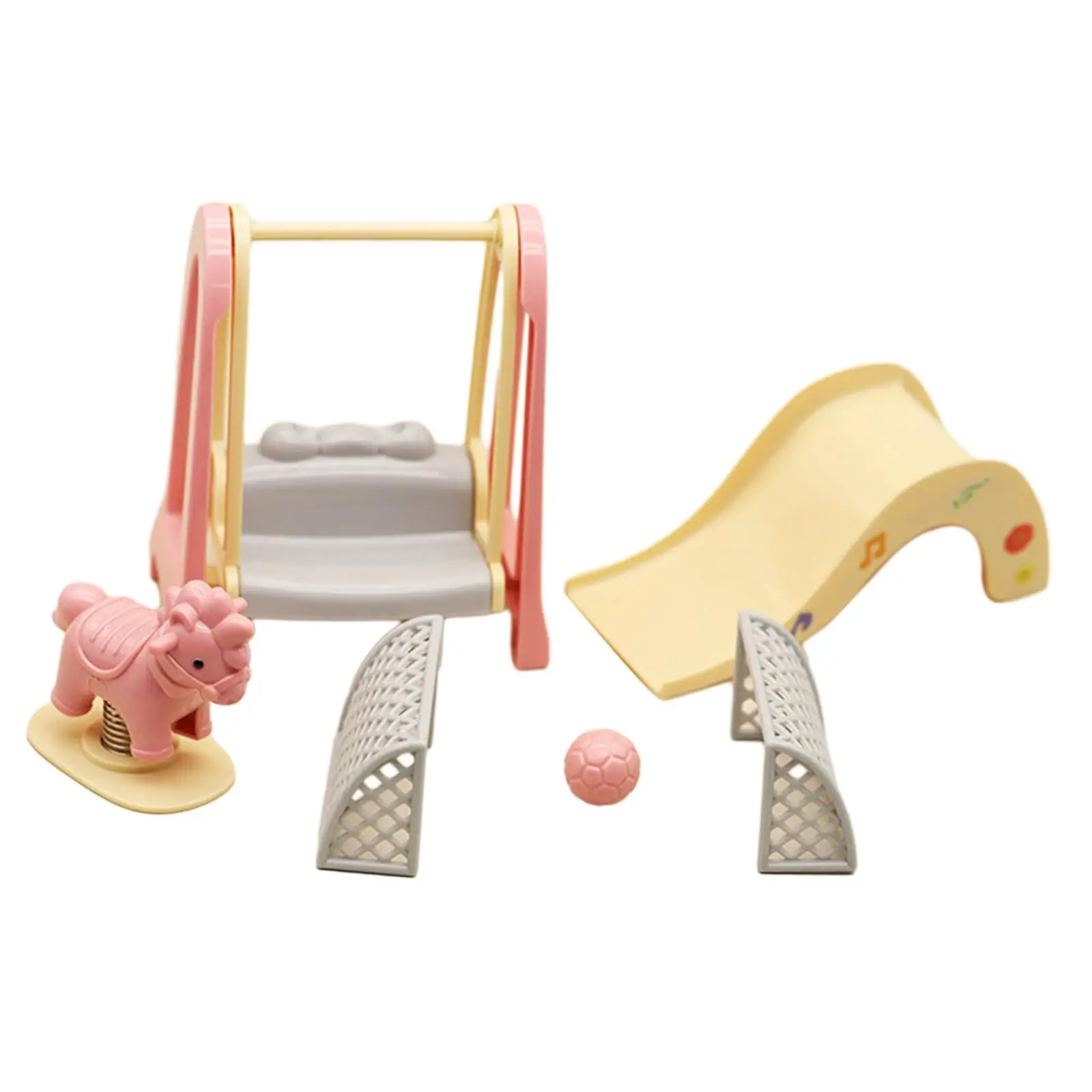

1:12 Scale Dollhouse Amusement Park Miniature Ornaments for Kids Girls Gifts