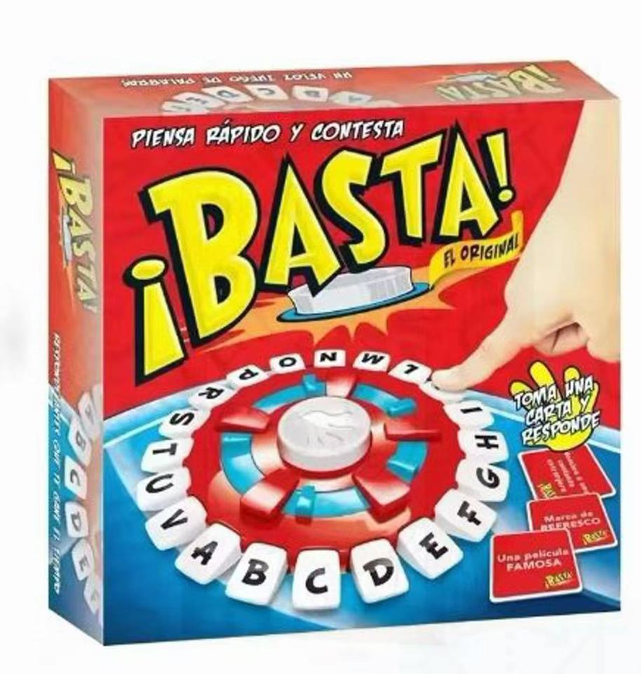 Children's Educational Table Toys English Spanish TAPPLE Crazy Alphabet Game Parent-child Interactive Turntable Toy Family Game