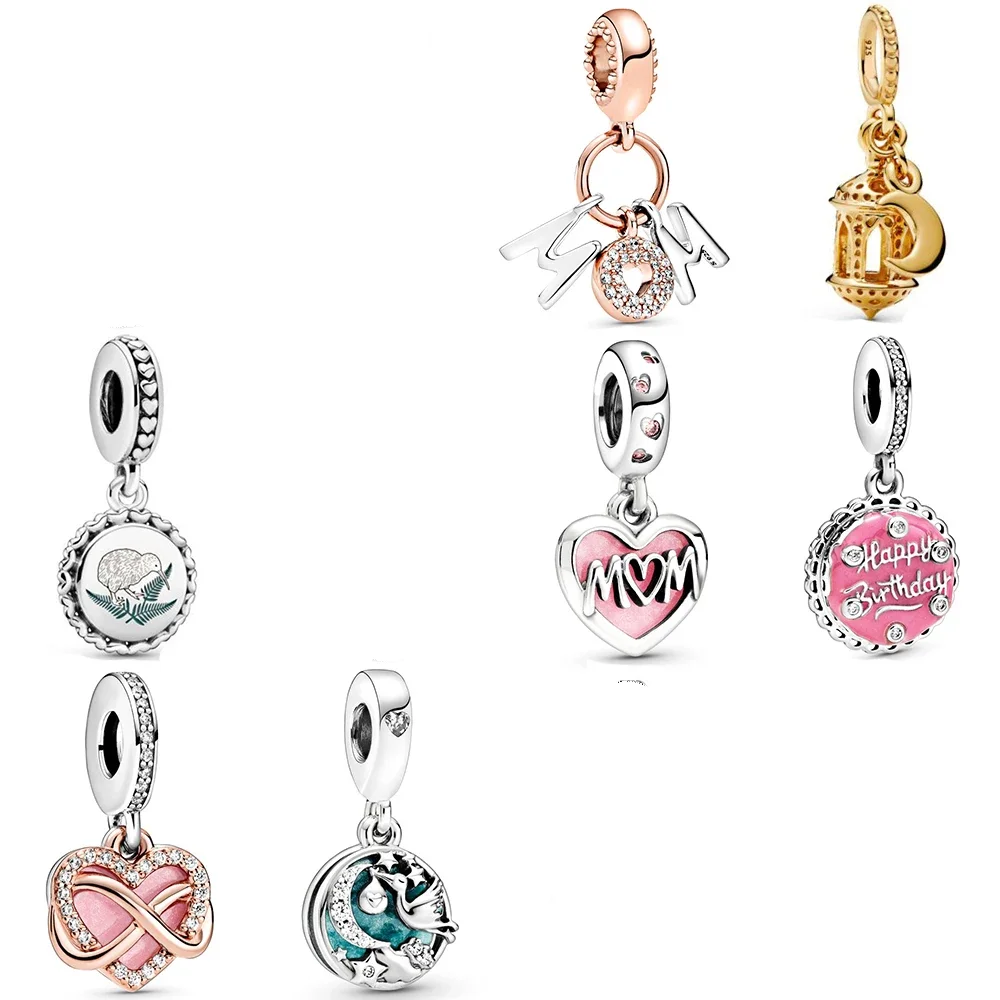 

NEW 100% 925 Sterling Silver Parks Mothers Day 2020 Collection Preview Dangle Charm Women Fit Diy Original Bracelet Jewelry