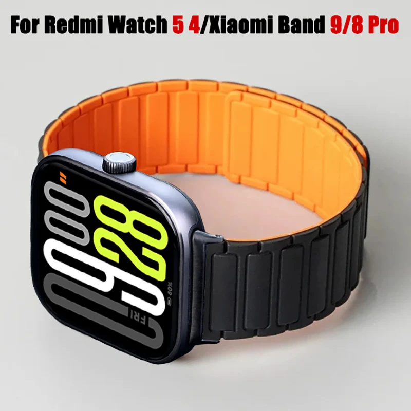 Silicone Quick Fit Sports Magnetic Wristband Bracelet