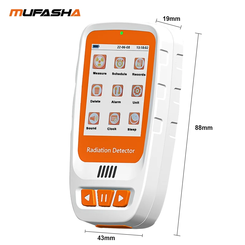 MUFASHA Nuclear Radiation Detector X-ray Y-ray B-ray with Built-in Lithium Battery 4