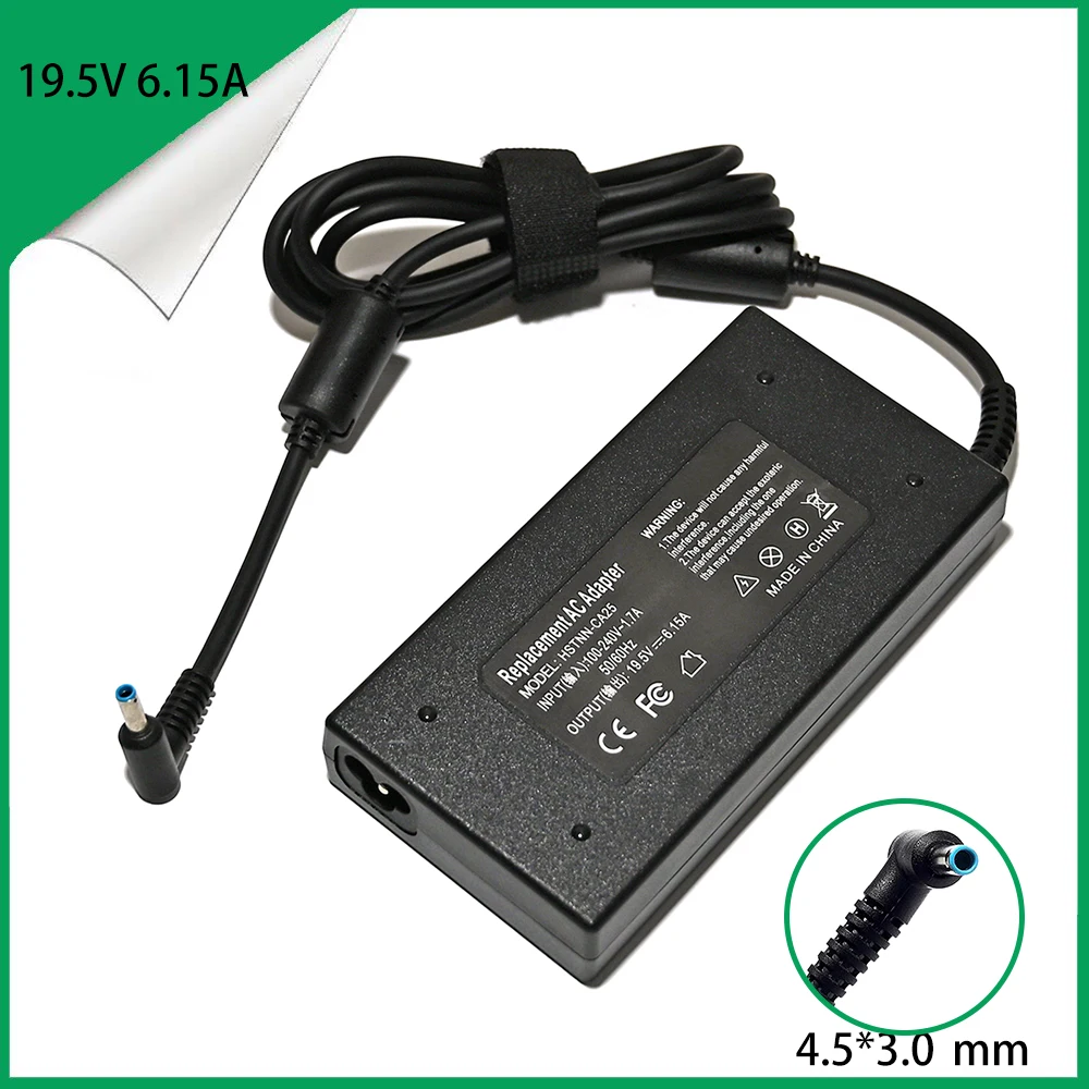   120W AC Adapter For HP Omen 17 Envy 15 Charger Laptop Battery  Charger