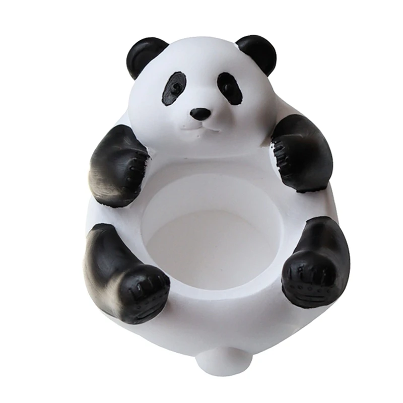 

Tea Light Candle Holder, Adorable Panda Candle Holder Ring Holder Jewelry Tray Decorative Stand For Office Table Home Durable