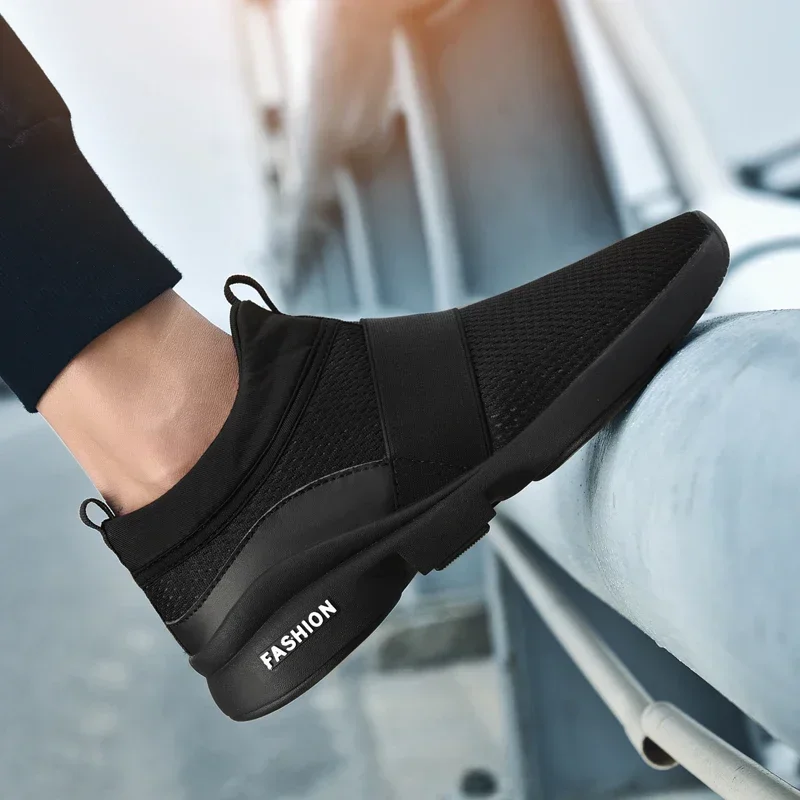 Fashion Lightweight Men Sneakers Mens Casual Shoes Running Shoes Breathable Slip on Wear-resistant Men Loafers Zapatillas Hombre 3