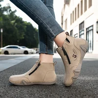 New Spring Women Ankle Boots Outdoor Casual Walking Boots Fashion Comfortable Women's Shoes High Top Autumn Women's Sneakers - Image 5