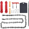 53 Inch Hand Rope Chain Saw 68 Teeth Folding Pocket Rope Chainsaw Tree Cutting Tool for Gardening Camping Outdoor Survive Tool 1