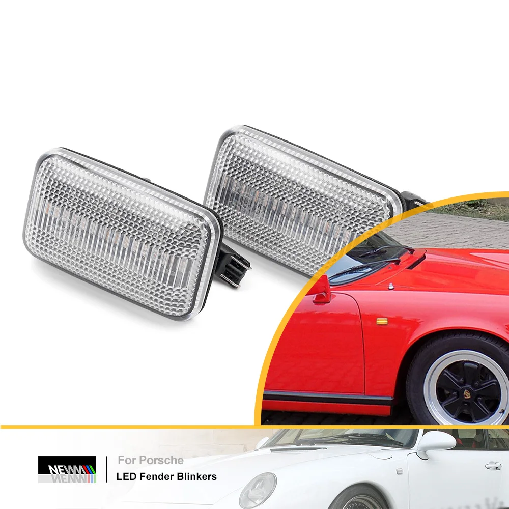Blinklicht vorne orange für Porsche 964, linke Seite 96463140500  96463140501 Short#URO-011105 - RS13066 
