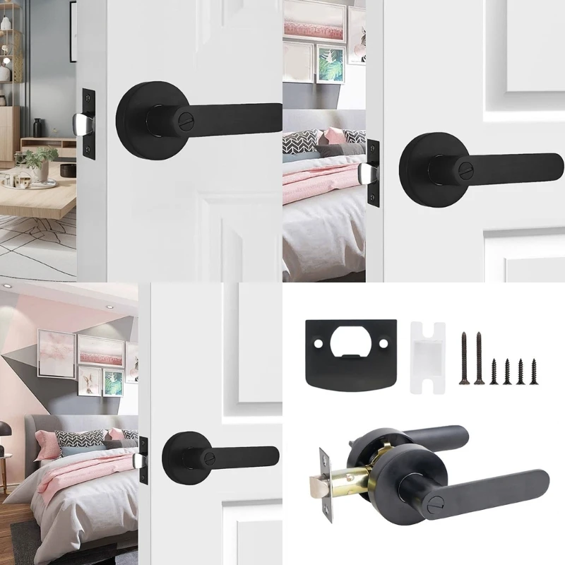 Upgrades Door Levers Versatile Door Handles Upgrades for Internal Use Completes Set with Latches & Accessories D2RD