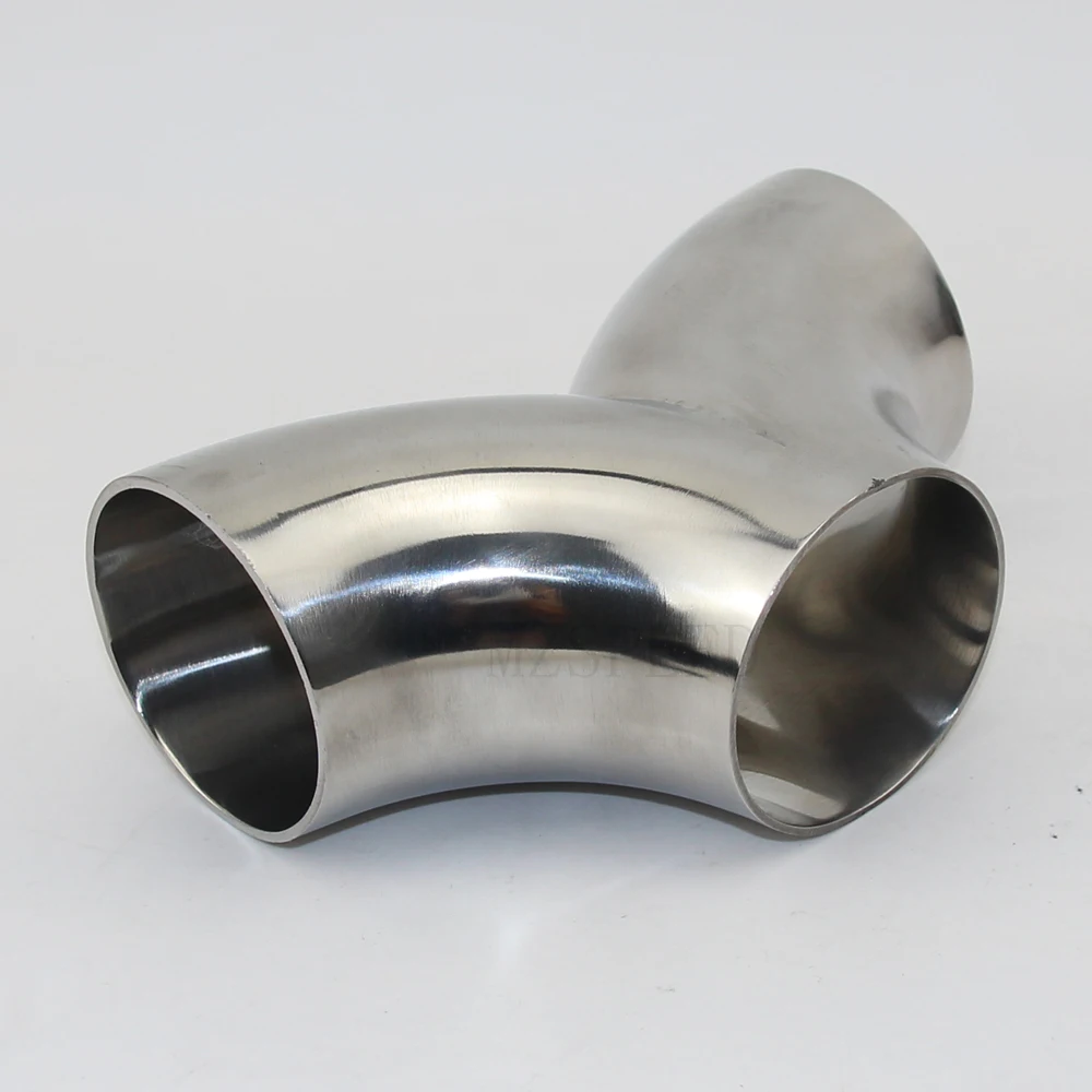 304 스테인리스 스틸 용접 앵글 티 OD19mm-159mm 위생용 내외부 연마 티 피팅