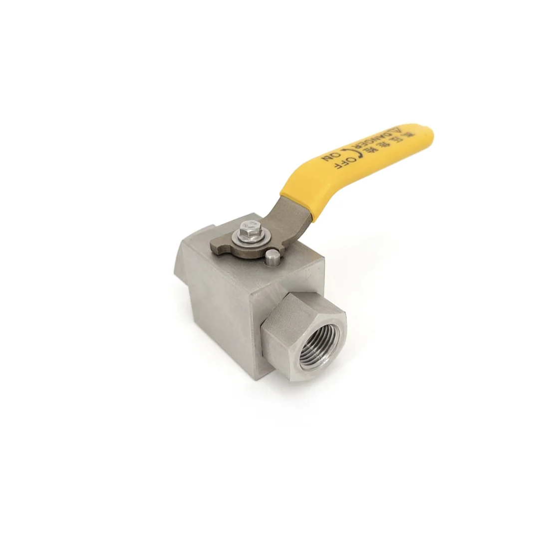 Hongji 6000psi Stainless Steel Ball Gas Valve NPT Swagelok Type 1/4 Inch Ball Valve