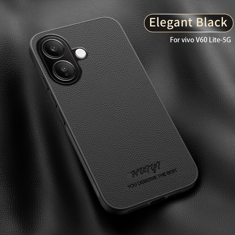 Luxury Leather Litchi Texture Frosted Magnetic Back Cover Case with Bumper Protection