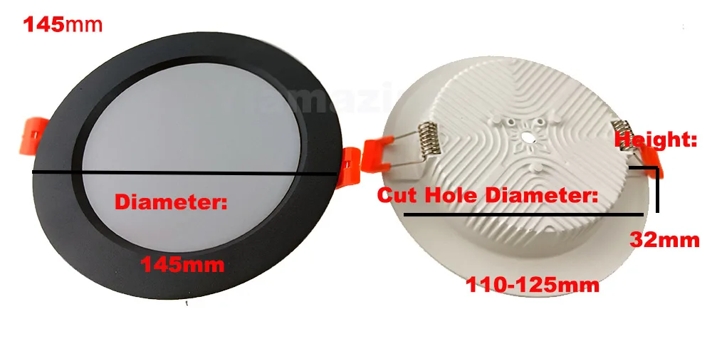 Description Picture 5 of item220V 110V to 2V 24V With Transformer IP67 Outdoor Waterproof LED Downlight IP65 IP66 7W 9W 12W 15W 18W Ceiling Lamp Spot Light