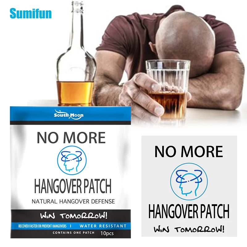Quit Drinking Patch Relief Alcohol Addiction Alcoholism Protect Liver Hangover-10/50Pcs