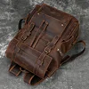 2025 New Arrivals Leather Backpack For Men Male Genuine Leather Laptop Travel Backpack 17 Inch Daypack Shoold Bag Men Male Large 6