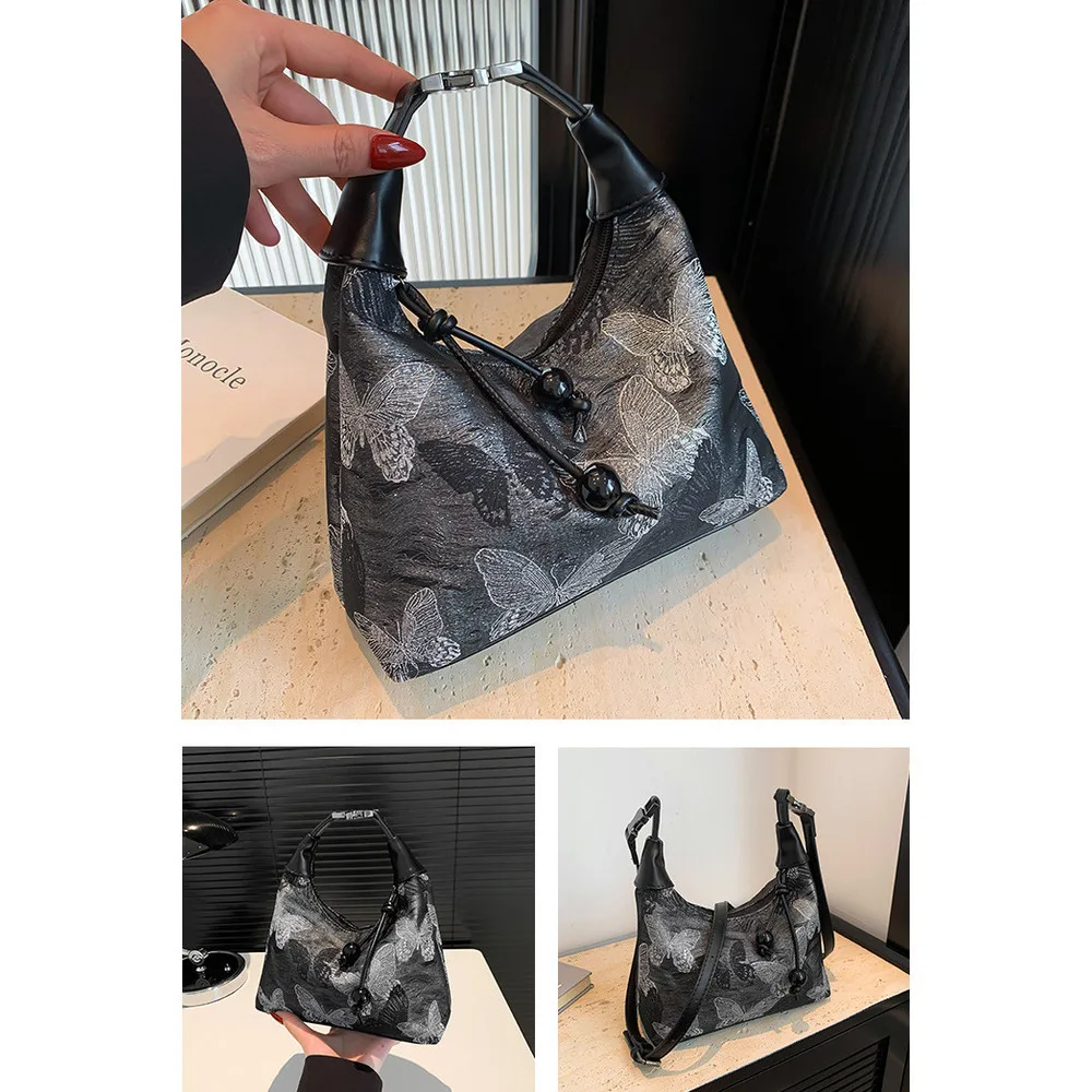 New gilded butterfly Nanfeng Chio2nd portable lock buckle Chinese style dumpling single shoulder crossbody bag_voghion.com