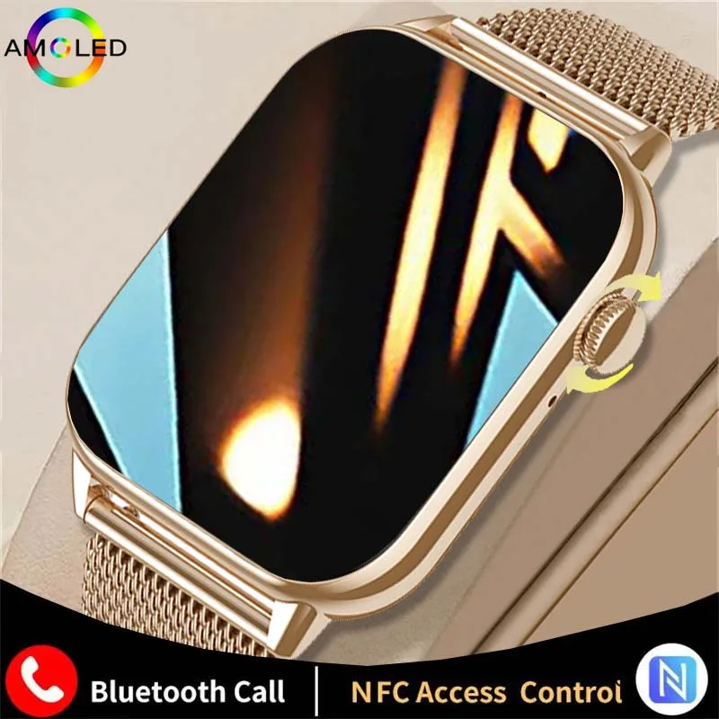 2024 Nuovo Per Huawei Xiaomi Uomo Donna Smartwatch Amoled Nfc Bluetooth Call Ip67 Smartwatch Sportivo Impermeabile Per Android E Ios