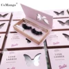 Wholesale Magnetic Butterfly Boxes Package 25mm False Mink Eyelashses Cases Custom Brand Logo Empty Lashes Box Packaging In Bulk 1