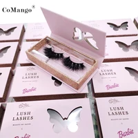 Wholesale Magnetic Butterfly Boxes Package 25mm False Mink Eyelashses Cases Custom Brand Logo Empty Lashes Box Packaging In Bulk 1
