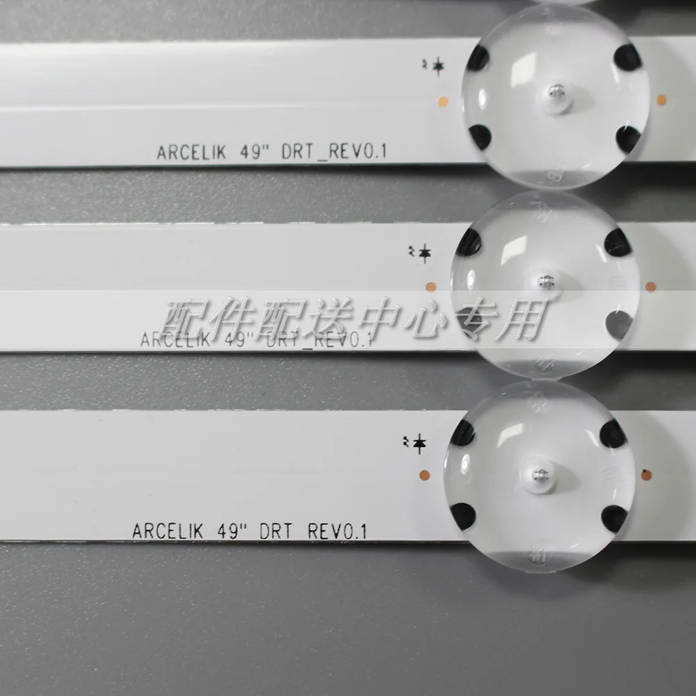 8Pcs x LED Ʈ ARCELIK 49 &&DRT brundigit 49gub8785 49GUB8767 49gub8782 49VLX7730 BP 49VLX7730BP 057T49-C15 ZVA65600