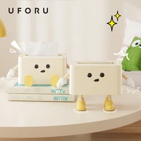 UFORU Paper towel box household light luxury high sense storage paper box living room desktop creative interesting paper box 1