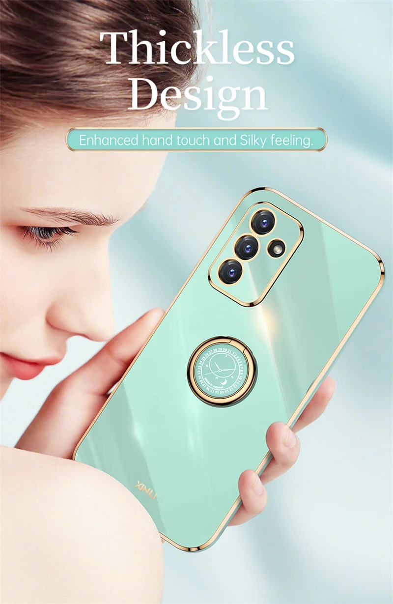 For Samsung Galaxy Quantum 2 Case 6D Plating Silicone TPU Soft Back Cover Phone Case For Samsung Galaxy Quantum2 A826S Coque 3