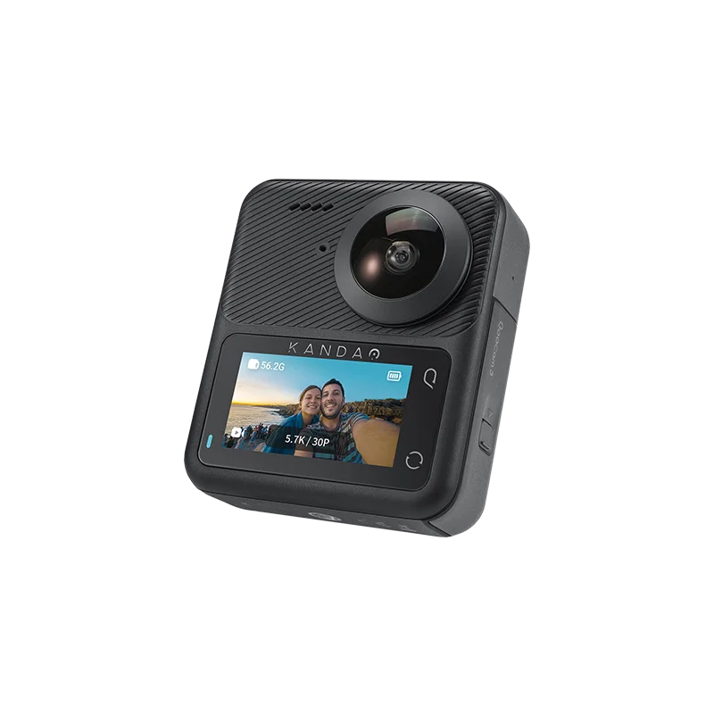 KanDao QooCam3 panoramic action camera 5.7K HD anti-shake waterproof Vlog skiing diving outdoor motorcycle riding action camera